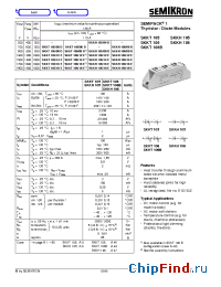 Datasheet SKKT106 производства Semikron