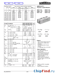 Datasheet SKKT132/22E manufacturer Semikron