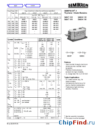 Datasheet SKKT161 manufacturer Semikron
