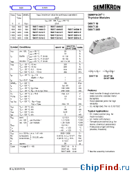 Datasheet SKKT20/08D manufacturer Semikron