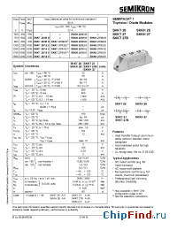 Datasheet SKKT27B manufacturer Semikron