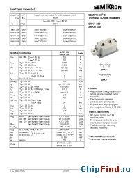 Datasheet SKKT330/08 manufacturer Semikron