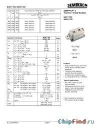 Datasheet SKKT330/16 manufacturer Semikron