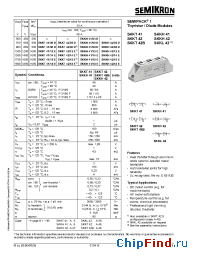 Datasheet SKKT41 manufacturer Semikron