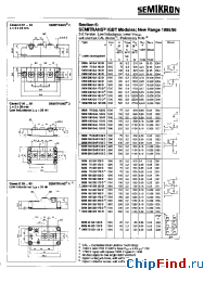 Datasheet SKM100GAL163D manufacturer Semikron