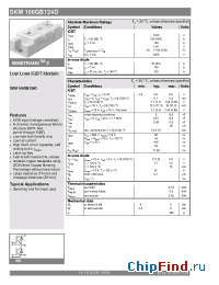Datasheet SKM100GB124D manufacturer Semikron