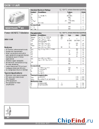 Datasheet SKM111AR manufacturer Semikron