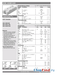 Datasheet SKM145GAR123D manufacturer Semikron
