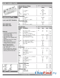 Datasheet SKM145GB174DN manufacturer Semikron