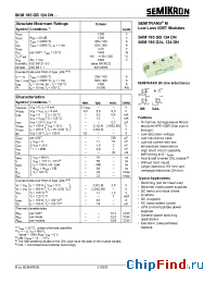Datasheet SKM195GAL124DN manufacturer Semikron