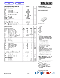 Datasheet SKM200GB124 manufacturer Semikron