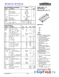 Datasheet SKM200GBD123D1S manufacturer Semikron