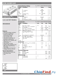 Datasheet SKM300GB124D manufacturer Semikron