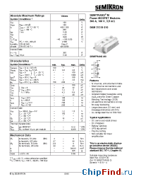 Datasheet SKM313B010 manufacturer Semikron