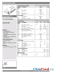 Datasheet SKM400GA128D manufacturer Semikron