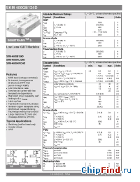 Datasheet SKM400GAL124D manufacturer Semikron