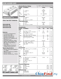 Datasheet SKM400GAL125D manufacturer Semikron