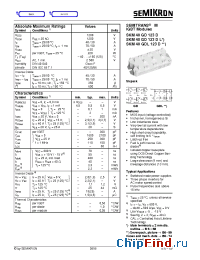 Datasheet SKM40GDL123D manufacturer Semikron