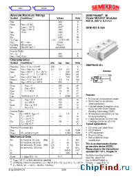 Datasheet SKM453A020 manufacturer Semikron