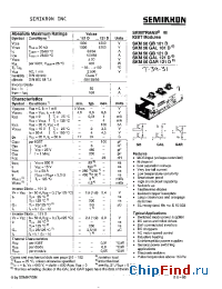 Datasheet SKM50GAL101D производства Semikron