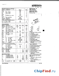 Datasheet SKM50GB100D manufacturer Semikron