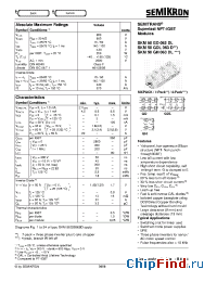 Datasheet SKM50GH063DL manufacturer Semikron