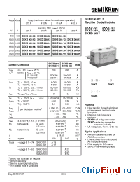 Datasheet SKMD260 manufacturer Semikron