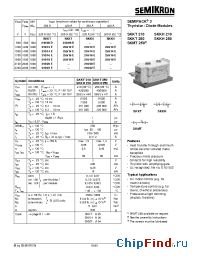 Datasheet SKMT250 manufacturer Semikron