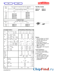 Datasheet SKN25/04 manufacturer Semikron