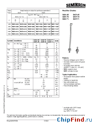 Datasheet SKN45/08 производства Semikron