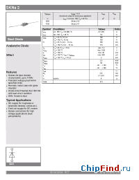 Datasheet SKNA2 manufacturer Semikron