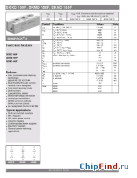 Datasheet SKND150F manufacturer Semikron