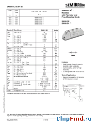 Datasheet SKNH91 manufacturer Semikron