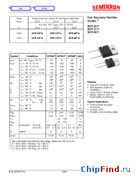 Datasheet SKR20F12 manufacturer Semikron