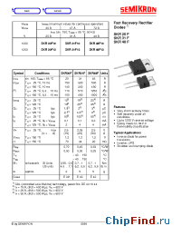 Datasheet SKR31F10 manufacturer Semikron