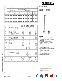 Datasheet SKR45/08 manufacturer Semikron