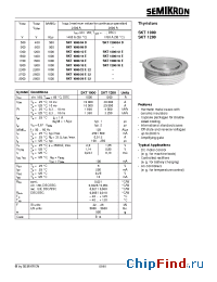 Datasheet SKT1200 manufacturer Semikron