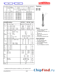 Datasheet SKT250 производства Semikron