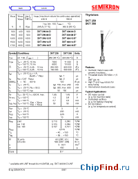 Datasheet SKT250 manufacturer Semikron