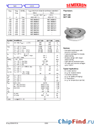 Datasheet SKT340 manufacturer Semikron