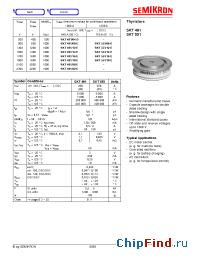 Datasheet SKT491 производства Semikron