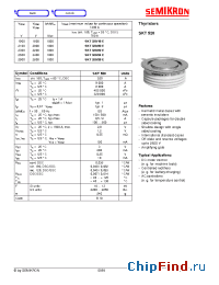 Datasheet SKT520 manufacturer Semikron