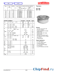 Datasheet SKT600 manufacturer Semikron