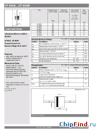 Datasheet UF600D manufacturer Semikron