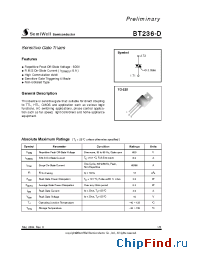Datasheet BT236-D manufacturer SemiWell