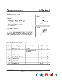 Datasheet STP4A60S manufacturer SemiWell