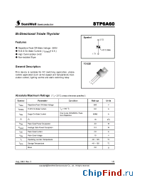 Datasheet STP6A60 manufacturer SemiWell