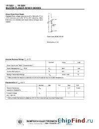 Datasheet 1N5238 manufacturer Semtech
