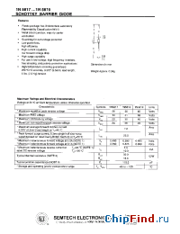 Datasheet 1N5819 manufacturer Semtech