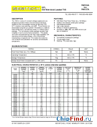 Datasheet 1N6105A manufacturer Semtech